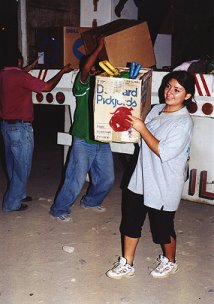 Unloading shipment to Tacna