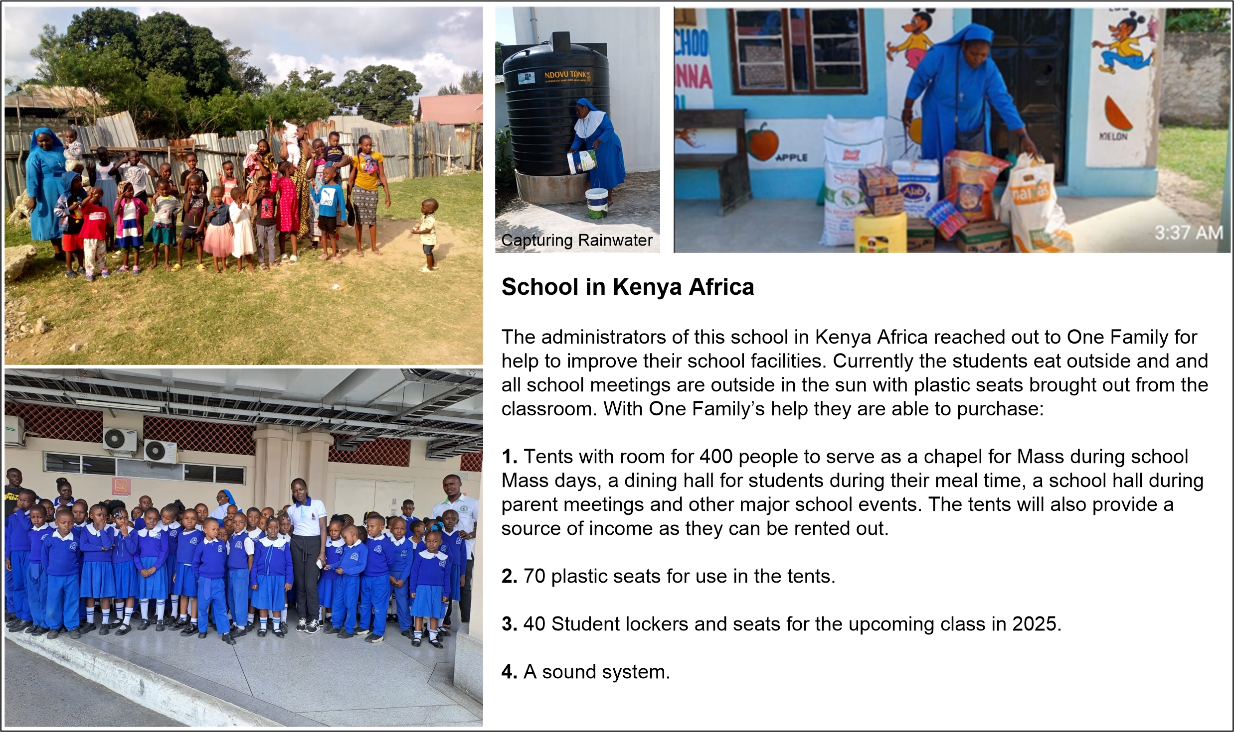 Helping School in Kenya