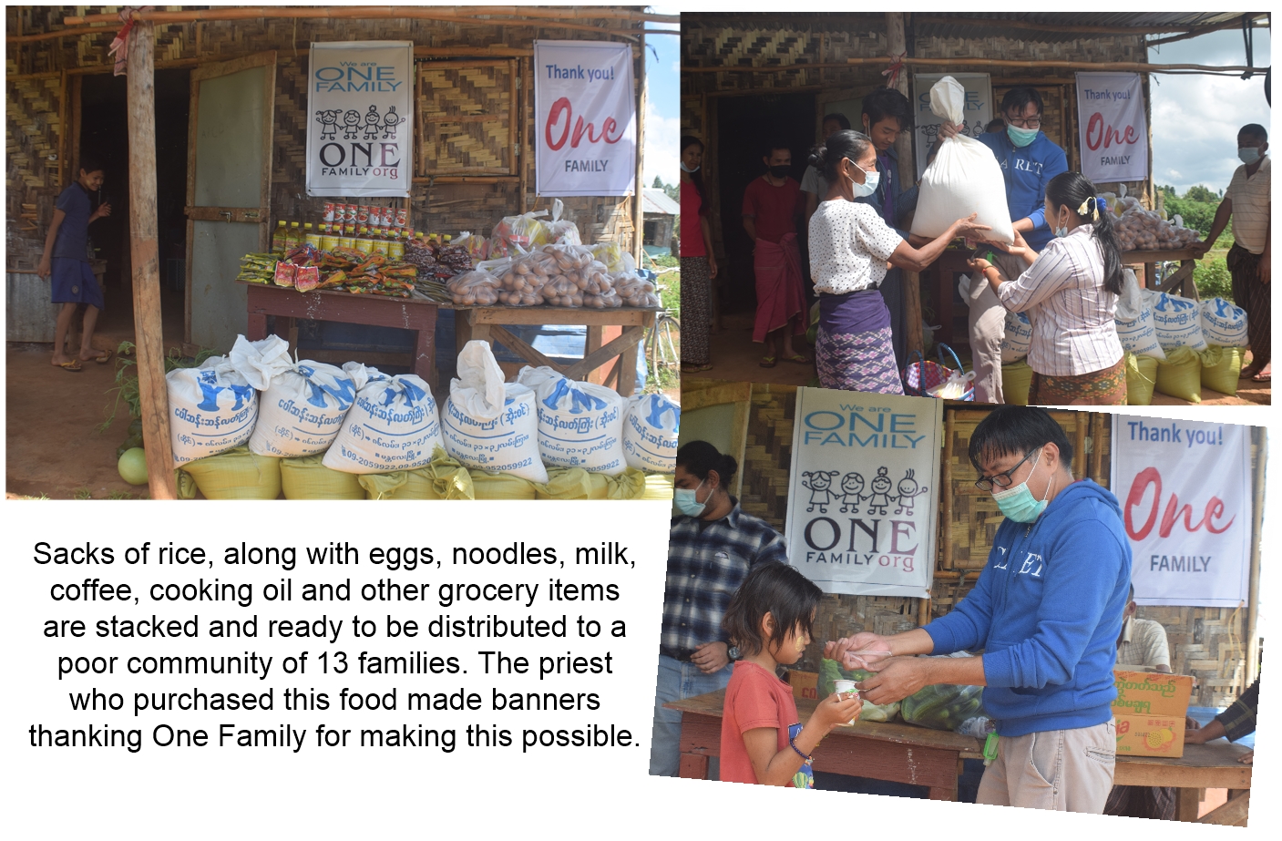 Food for the poor in Myanmar